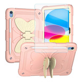 Mica + Uso Rudo Mariposa Para iPad 10 10th 10.9 2022 A2696