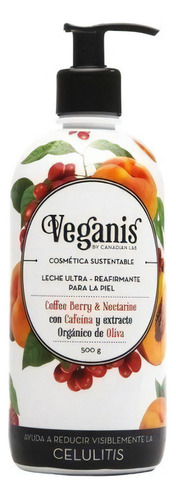 Veganis Leche Ultra Reafirmante Cofee Berry Y Nectarine 500g