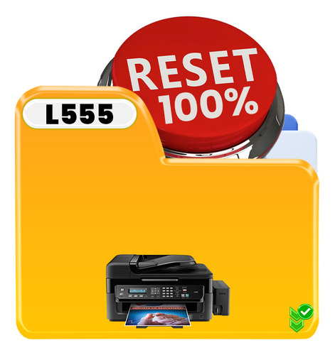 Reset Epson L555 Ilimitado 100% - Envio Imediato 24h