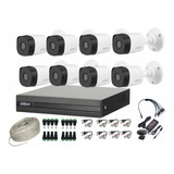 Cctv Kit Pro Dahua 8 Cam 2mp Instalador Magnotecspa 