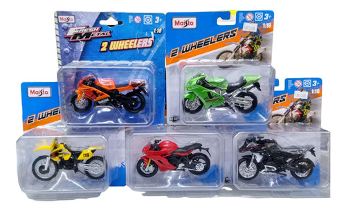 Motos Maisto Fresh Metal 1:18 Ploppy.6 381388