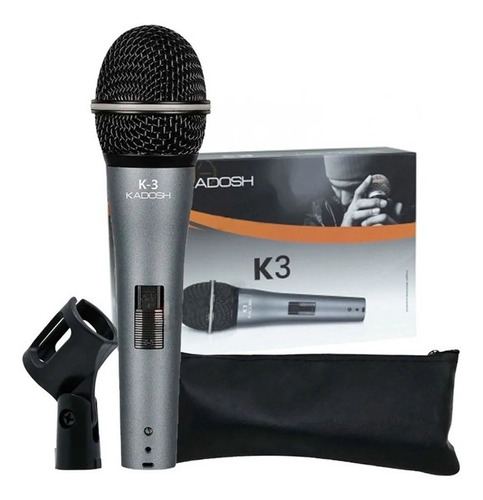 Microfone Kadosh K-3 Profissional + Bag + Cachimbo