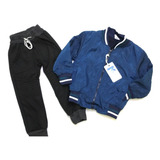 Combo Oferta  Chamarra Bombber + Pants Niño\bebe