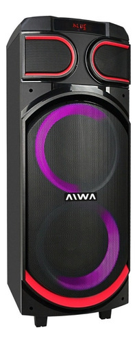 Parlante Aiwa Aw-t2008 Con Bluetooth  Negro 100v/240v