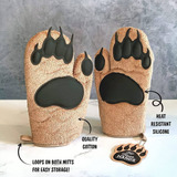 Juego De 2 Guantes Para Horno De Garras De Oso Marca Fred  F