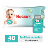 Toallas Humedas Huggies Cuidado 4 En 1 X48