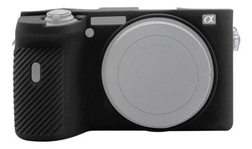 Funda Silicona Para Sony A6600 Color Negro