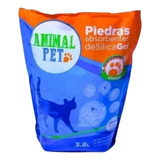 Piedras Sanitarias Silica Gel Neutras Animal Pet X 3.8 Lts