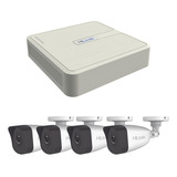 Kit Ip 4 Mpx/ Nvr De 4 Canales/ 4 Cámaras Ip Bala/ Kip4mp/4b