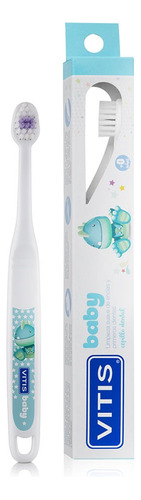 Cepillo Dental Vitis Baby Blanco Desde 0 Años