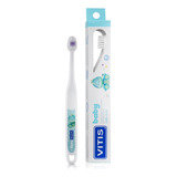 Cepillo Dental Vitis Baby Blanco Desde 0 Años