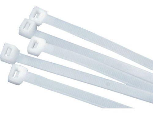 Amarra Cable Plastica Blanca 3x100 Mm Pack 3 Bolsas De 100u 