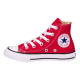 Tenis Converse Chuck Taylor Core Caña Alta Color Rojo Unisex