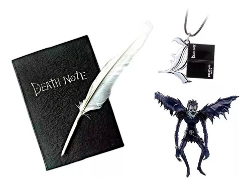 Libreta Death Note + Muñeco Ryuk + Collar L Anime Cosplay