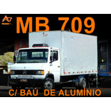 Mb 709 4x2 Extremamente Nova C/baú Alumínio 6mt Carbus