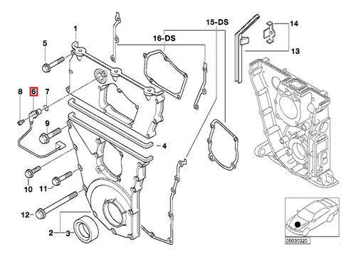 Sensor rbol Levas Bmw E36 318i 318is 318ti Motor M42 Foto 3