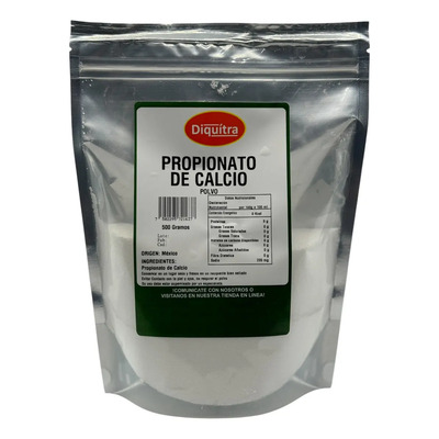 Propionato De Calcio Conservador Alimenticio 500 Gramos