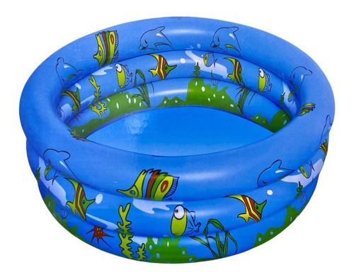 Piscina Inflable Para Niños 90 Cm Verano 3 Anillos