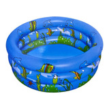 Piscina Inflable Para Niños 90 Cm Verano 3 Anillos