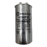 Capacitor 45 Mf 450v Metálico Aire Acondicionado