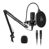 Kit Microfono Condenser Gamer Streamer Maono Aua03pro Oferta