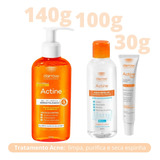 Kit Actine Darrow Sabonete 140 + Água Micelar + Gel Secativo