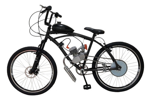 Bicicleta Motorizada 100cc Banco Xr Coroa 52 Disco Suspensão