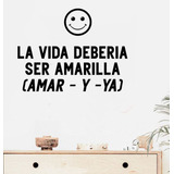 Vinilos Decorativos Frase Motivadora Amar Amor Love Mediana