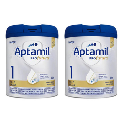 Fórmula Infantil Aptamil Profutura 1 800g - Kit 2 Latas | Frete grátis