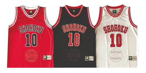 Camisetas Slam Dunk - Shohoku - Todas Las Tallas.