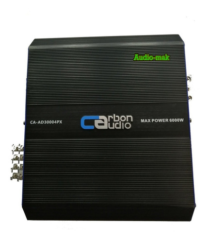 Amplificador Carbon Audio 4 Canal Clase D 6000w Max Nano 