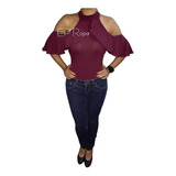 Blusa Body Boleros Licrado Bodies Mujer Ajusta Al Cuerpo