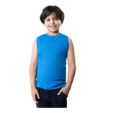 Camiseta Regata Infantil Juvenil 100% Algodão Menino Verão  