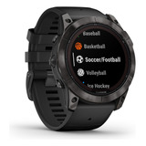 Garmin Fenix 7x Pro Saph Solar Color Gris Oscuro