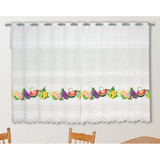 Cortina De Renda Bartolini Frutas 2,20m X 1,20m Cortilester