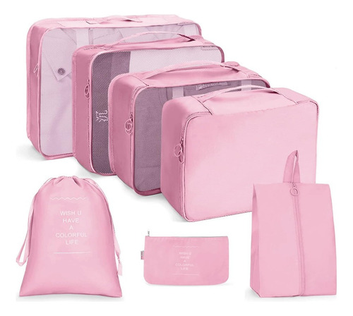 Set Bolsas Organizador De Ropa Para Viaje Organizador Maleta