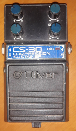 Pedal Oliver Compression Sustainer Cs 30 Compressor Guitarra