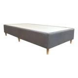 Base Sommier Box Cama 1 Plaza 1/2 Sin Cajones Entrega S/c