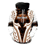 Sudadera Con Capucha Unisex Harley Davidson En Blanco  Tenis