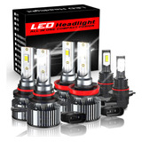 Kit Faros Luz Led 9005 H11 H10 30000lm Para Toyota Alta/baja