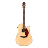 Violão Eletroacústica Fender Classic Design Cd-140sce Para Destros Natural Brilhante