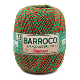 Barbante Barroco Maxcolor Brilho N.06 200g Especial Natal