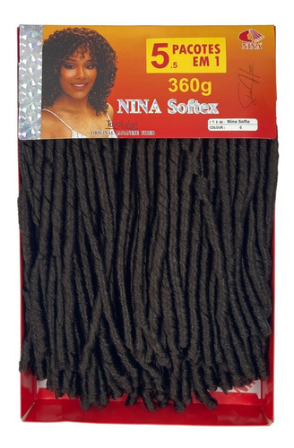 Cabelo Crochet Braid Original Nina Softex  Promoção+brinde