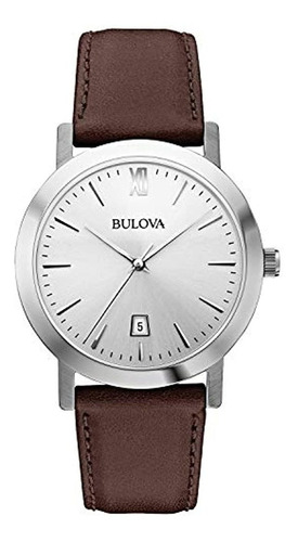Bulova - Reloj Unisex De Acero Inoxidable Con Correa