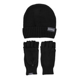 Jeep Adultos, Conjunto Gorro Y Guantes Convertibles 2 Piezas