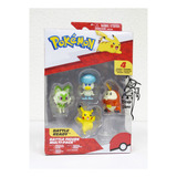 Pokemon Battle Figure Multi Pack Set 4 Figuras Brujostore