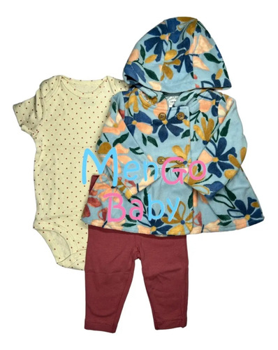Ropa Bebe Conjunto Carters 3 Pzas 57510