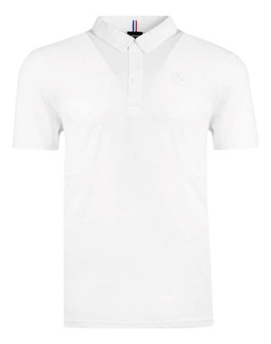 Chomba Remera Le Coq Sportif Ess T/t Polo Ss N1 Blanco