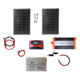 Kit Solar Inversor 2000w O Pura, Panel 200w, 100ah Motorhome