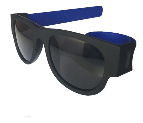 Lentes De Sol Polarizados Plegables Unisex Ideal Deportes Color Azul